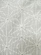 Photo6: M0705A Used Japanese women Light Gray HITOE unlined / Silk. Hemp leaf   (Grade C) (6)