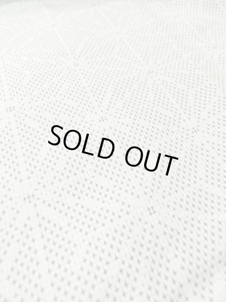 Photo10: M0705A Used Japanese women Light Gray HITOE unlined / Silk. Hemp leaf   (Grade C) (10)