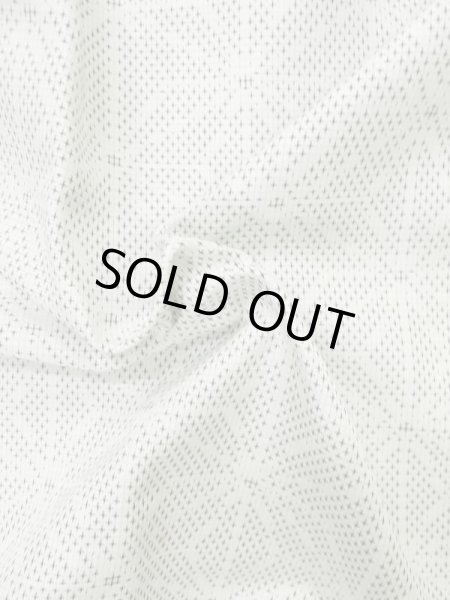 Photo13: M0705A Used Japanese women Light Gray HITOE unlined / Silk. Hemp leaf   (Grade C) (13)