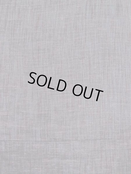 Photo3: M0712A Used Japanese women Grayish Dark Red HITOE unlined / Wool. Stripes,   (Grade B) (3)