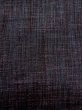 Photo6: M0712A Used Japanese women Grayish Dark Red HITOE unlined / Wool. Stripes,   (Grade B) (6)