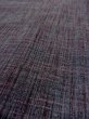 Photo8: M0712A Used Japanese women Grayish Dark Red HITOE unlined / Wool. Stripes,   (Grade B) (8)