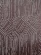 Photo7: M0712B Used Japanese women Pale Dark Red HITOE unlined / Wool. Geometrical pattern,   (Grade D) (7)