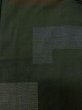 Photo3: M0712C Used Japanese women Dark Olive HITOE unlined / Wool. Quadrangle,   (Grade D) (3)