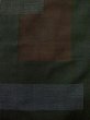 Photo4: M0712C Used Japanese women Dark Olive HITOE unlined / Wool. Quadrangle,   (Grade D) (4)