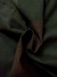 Photo11: M0712C Used Japanese women Dark Olive HITOE unlined / Wool. Quadrangle,   (Grade D) (11)