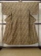Photo1: Mint M0712H Used Japanese womenDark Grayish Yellow HITOE unlined / Wool. People,   (Grade A) (1)