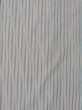 Photo3: M0712J Used Japanese women Grayish Blue HITOE unlined / Wool. Stripes   (Grade D) (3)