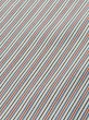 Photo7: M0712J Used Japanese women Grayish Blue HITOE unlined / Wool. Stripes   (Grade D) (7)