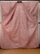 Photo2: M0712K Used Japanese women  Red HITOE unlined / Wool. Line   (Grade D) (2)