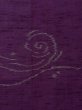 Photo5: M0712L Used Japanese women  Purple HITOE unlined / Wool. Wave   (Grade D) (5)