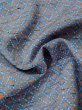 Photo10: M0712M Used Japanese womenPale Light Blue HITOE unlined / Wool. Iris,   (Grade D) (10)