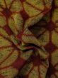 Photo10: Mint M0712O Used Japanese women Dark Yellow HITOE unlined / Wool. Geometrical pattern   (Grade A) (10)