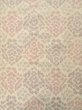 Photo4: M0712P Used Japanese women  Ivory HITOE unlined / Wool. Geometrical pattern,   (Grade D) (4)