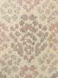 Photo6: M0712P Used Japanese women  Ivory HITOE unlined / Wool. Geometrical pattern,   (Grade D) (6)