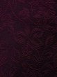 Photo6: M0712R Used Japanese women Dark Purple HITOE unlined / Wool. Flower,   (Grade B) (6)