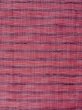 Photo3: M0712V Used Japanese women  Purple HITOE unlined / Wool. Stripes,   (Grade D) (3)