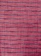 Photo4: M0712V Used Japanese women  Purple HITOE unlined / Wool. Stripes,   (Grade D) (4)