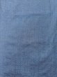 Photo3: M0712W Used Japanese womenPale Grayish Blue HITOE unlined / Wool. Bamboo leaf   (Grade C) (3)