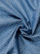 Photo8: M0712W Used Japanese womenPale Grayish Blue HITOE unlined / Wool. Bamboo leaf   (Grade C) (8)