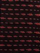 Photo4: M0712X Used Japanese women  Black HITOE unlined / Wool. Dot,   (Grade D) (4)