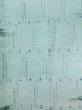 Photo7: M0712Z Used Japanese women  Light Blue HITOE unlined / Linen. Abstract pattern   (Grade B) (7)