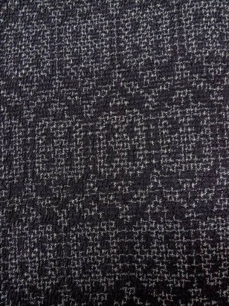 Photo6: M0713B Used Japanese womenDark Purplish Gray HITOE unlined / Silk. Tortoise-shell pattern(Hexagonal pattern),   (Grade A) (6)