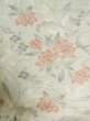 Photo4: M0713C Used Japanese women Light Gray HITOE unlined / Silk. Flower,   (Grade B) (4)