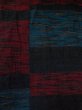 Photo3: M0713D Used Japanese women  Black HITOE unlined / Silk. Quadrangle,   (Grade B) (3)