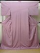 Photo1: Mint M0720B Used Japanese women Pale Purple IROMUJI plain colored / Silk.    (Grade A) (1)