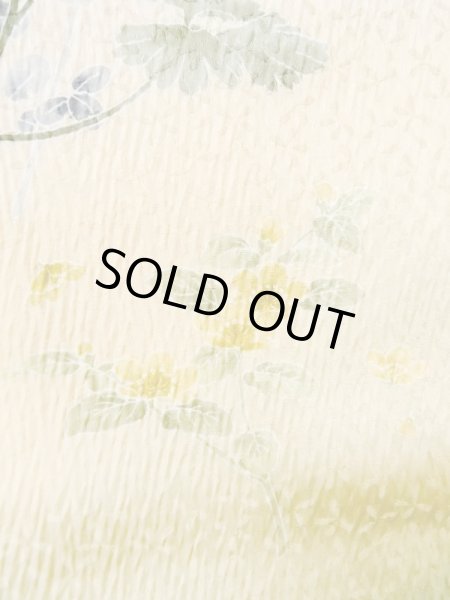 Photo8: Mint M0720C Used Japanese women Pale Pink HOUMONGI formal / Silk. Flower,   (Grade A) (8)