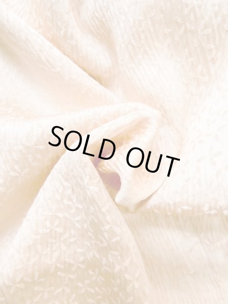 Photo12: Mint M0720C Used Japanese women Pale Pink HOUMONGI formal / Silk. Flower,   (Grade A) (12)