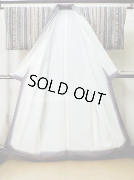 Photo2: Mint M0720K Used Japanese women Pale Multi Color KOMON dyed / Silk. Flower,   (Grade A) (2)