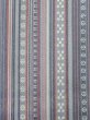 Photo6: Mint M0720T Used Japanese womenPale Light Gray KOMON dyed / Silk. Stripes,   (Grade A) (6)