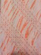 Photo4: Mint M0720U Used Japanese women Grayish Coral KOMON dyed / Silk. Abstract pattern   (Grade A) (4)