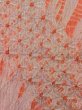 Photo5: Mint M0720U Used Japanese women Grayish Coral KOMON dyed / Silk. Abstract pattern   (Grade A) (5)