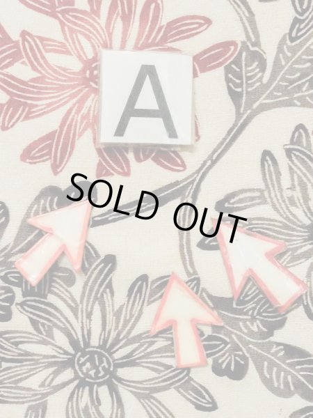 Photo12: M0720W Used Japanese women  Ivory KOMON dyed / Silk. Chrysanthemum   (Grade C) (12)