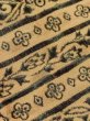 Photo7: M0720Z Used Japanese women Grayish Golden Yellow KOMON dyed / Silk. Flower,   (Grade A) (7)