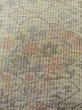 Photo6: Mint M0721A Used Japanese womenPale Light Beige OSHIMA TSUMGI pongee / Silk. Flower,   (Grade A+) (6)