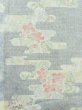 Photo4: M0721D Used Japanese women Light Blue Summer / Silk. Flower,   (Grade C) (4)