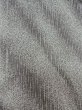Photo4: Mint M0728A Used Japanese women  Gray KOMON dyed / Silk. Abstract pattern "TANGO" Chirimen crape  (Grade A+) (4)