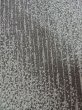 Photo6: Mint M0728A Used Japanese women  Gray KOMON dyed / Silk. Abstract pattern "TANGO" Chirimen crape  (Grade A+) (6)