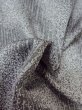 Photo12: Mint M0728A Used Japanese women  Gray KOMON dyed / Silk. Abstract pattern "TANGO" Chirimen crape  (Grade A+) (12)