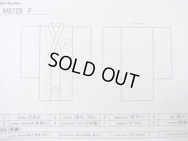 Photo13: M0728F Used Japanese women  Black KOMON dyed / Silk. Flower,   (Grade B) (13)