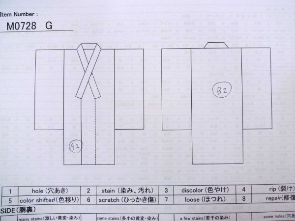 Photo13: M0728G Used Japanese women  Black KOMON dyed / Silk. Flower,   (Grade B) (13)