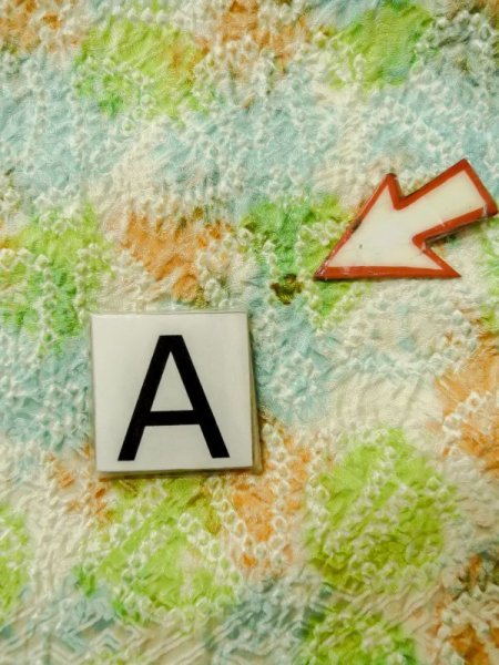 Photo14: M0728I Used Japanese women  White KOMON dyed / Silk. Flower,   (Grade C) (14)