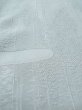 Photo8: M0728L Used Japanese women Light Gray IROMUJI plain colored / Silk.    (Grade C) (8)