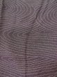 Photo3: M0728M Used Japanese womenDark Grayish Purple KOMON dyed / Silk. Swirl,   (Grade C) (3)