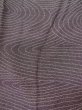 Photo3: M0728M Used Japanese womenDark Grayish Purple KOMON dyed / Silk. Swirl,   (Grade C) (3)