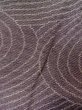 Photo7: M0728M Used Japanese womenDark Grayish Purple KOMON dyed / Silk. Swirl,   (Grade C) (7)